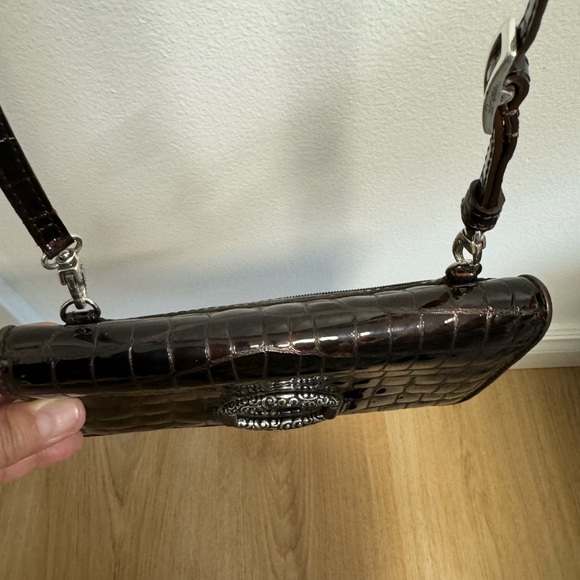 Brighton chocolate Patent Leather Wallet - Picture 5 of 15